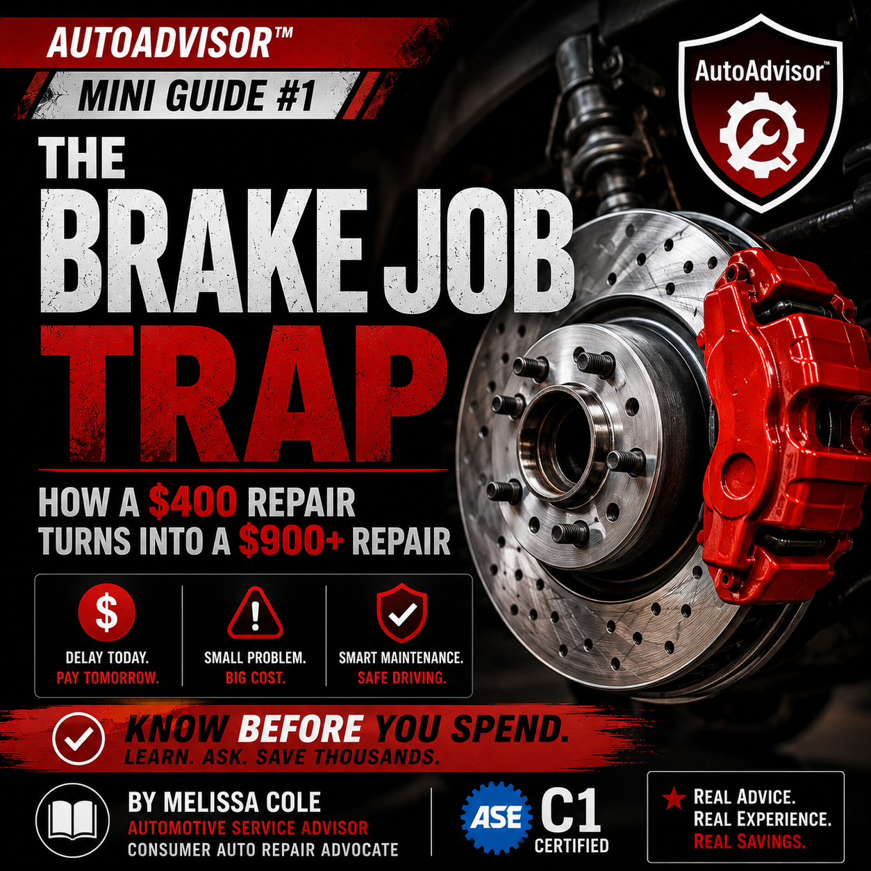 AutoAdvisor Mini Guide 1 Brake Job Trap